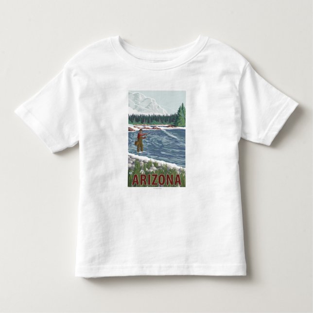 Fly FishermanArizona Toddler T-Shirt (Front)