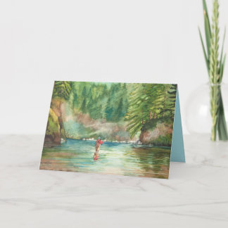 Fly Fishing 90th Birthday Day Card