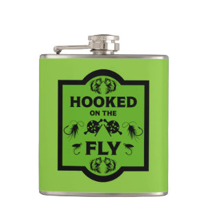 Fly Fishing Alaska Hip Flask