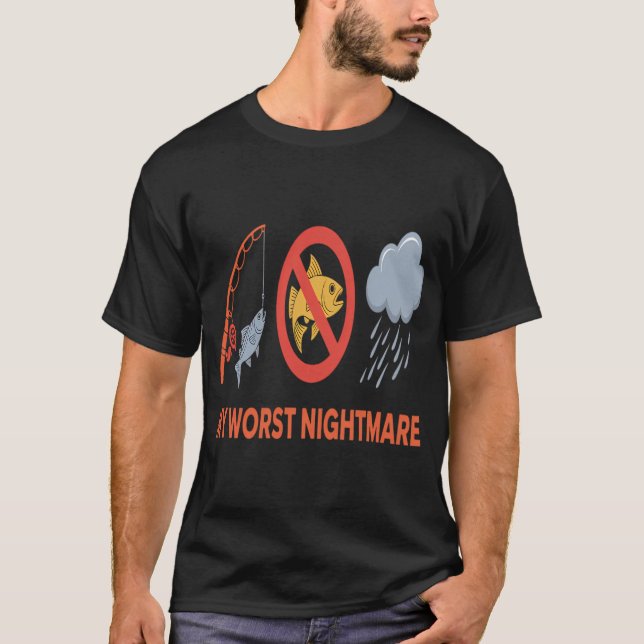 Fly Fishing at Sunset T-Shirt (Front)