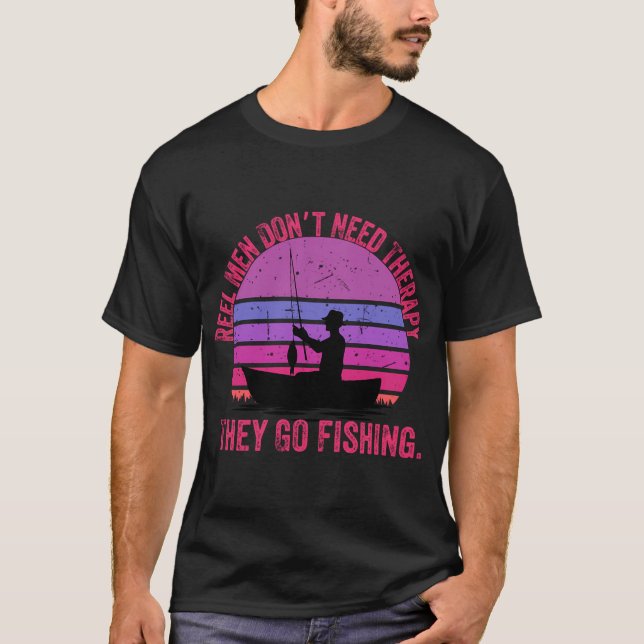 Fly Fishing at Sunset T-Shirt (Front)