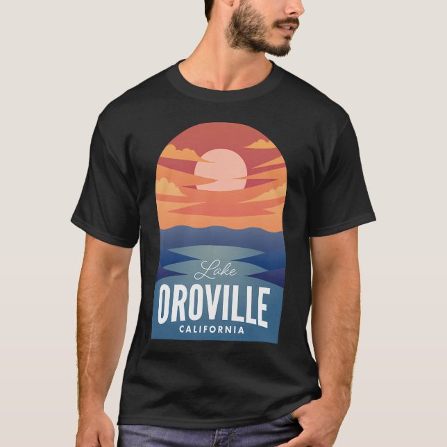 Fly Fishing at Sunset T-Shirt (Front)