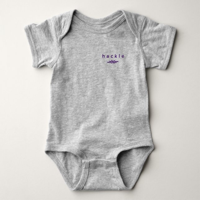 Fly Fishing Baby Romper Baby Bodysuit (Front)