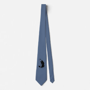 "Fly Fishing" Beautiful Blue Fisherman's Tie