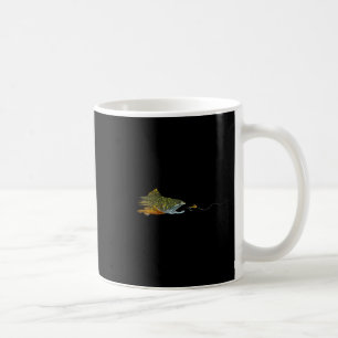 Fly Fishing Brook Trout Dry Fly Tying Fisherman Coffee Mug