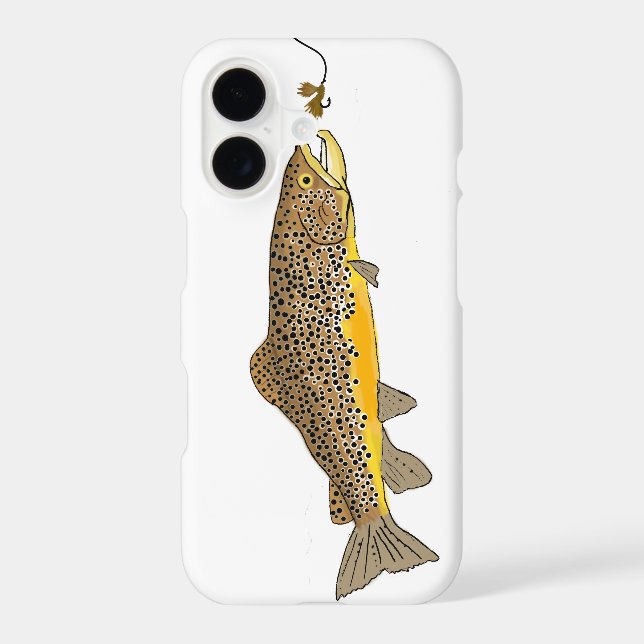Fly Fishing Brown Trout (Back)