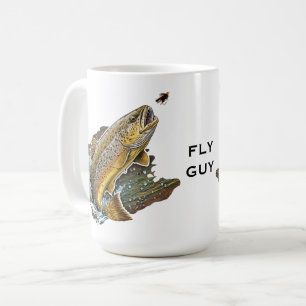 Fly Fishing Brown Trout Coffee Mug