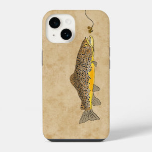 Fly Fishing Brown Trout iPhone 14 Case