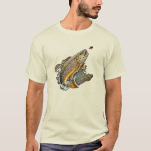 Fly Fishing Brown Trout T-Shirt