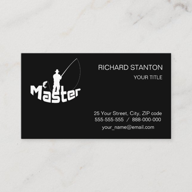 Fly fishing business card (Front)