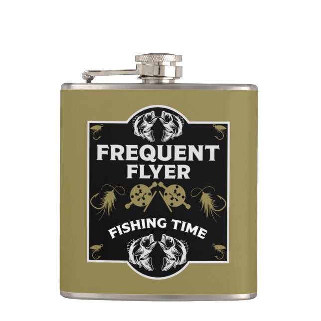 Fly Fishing Canada Hip Flask (Front)