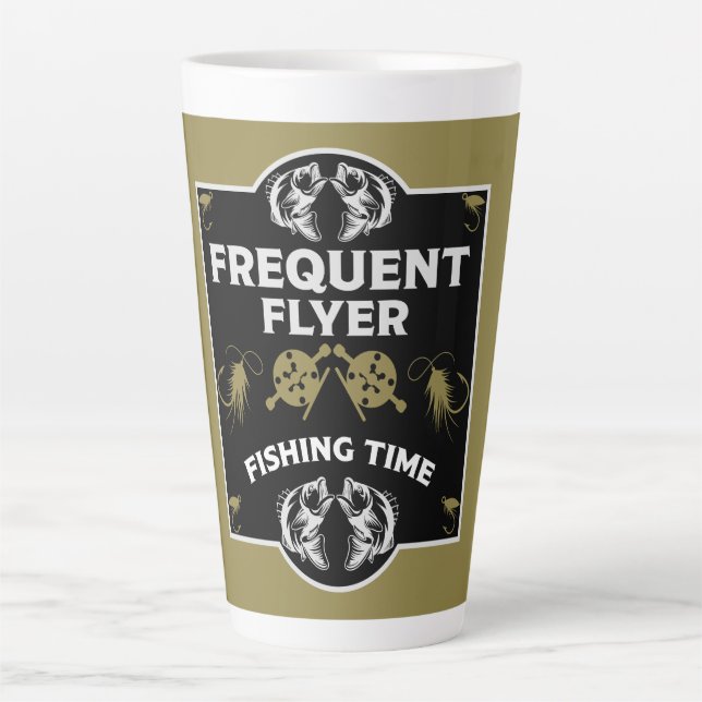 Fly Fishing Canada Latte Mug (Front)