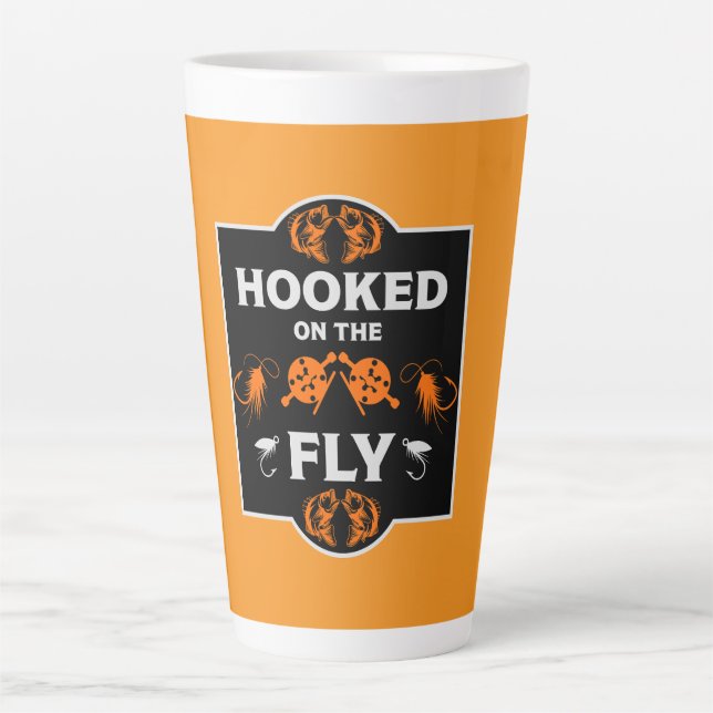 Fly Fishing Canada Latte Mug (Front)