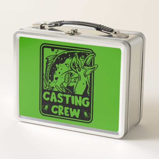 Fly Fishing Canada Metal Lunch Box (Front)