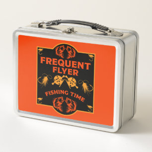 Fly Fishing Canada Metal Lunch Box