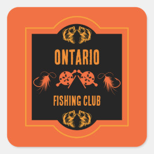 Fly Fishing Canada Square Sticker