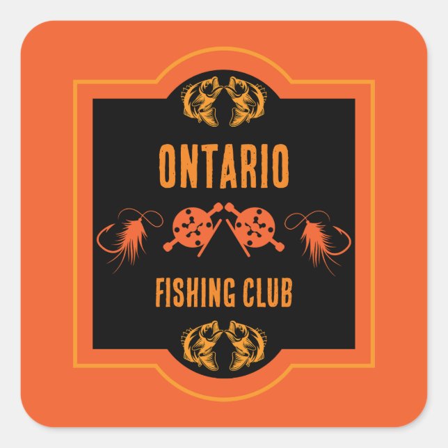 Fly Fishing Canada Square Sticker (Front)