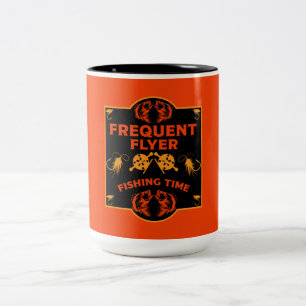 Fly Fishing Canada Two-Tone Coffee Mug