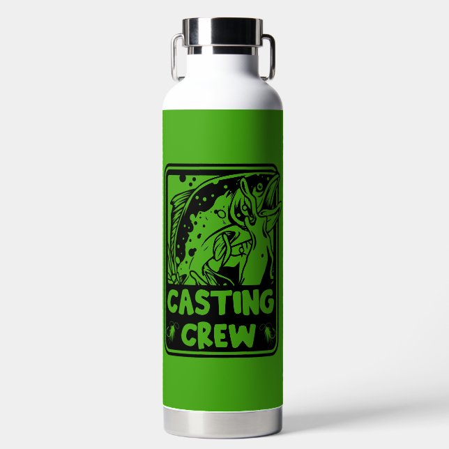 Fly Fishing Canada Water Bottle (Front)