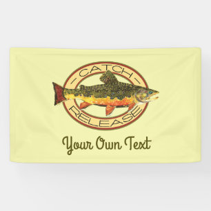 Fly Fishing Catch Release Party Banner