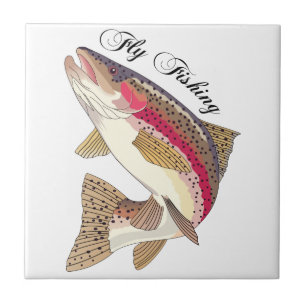 Fly Fishing Ceramic Tile