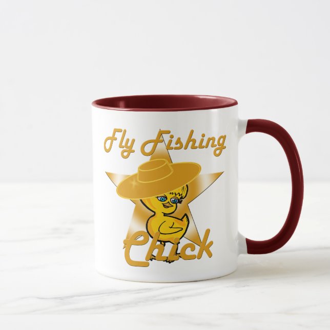 Fly Fishing Chick #10 Mug (Right)