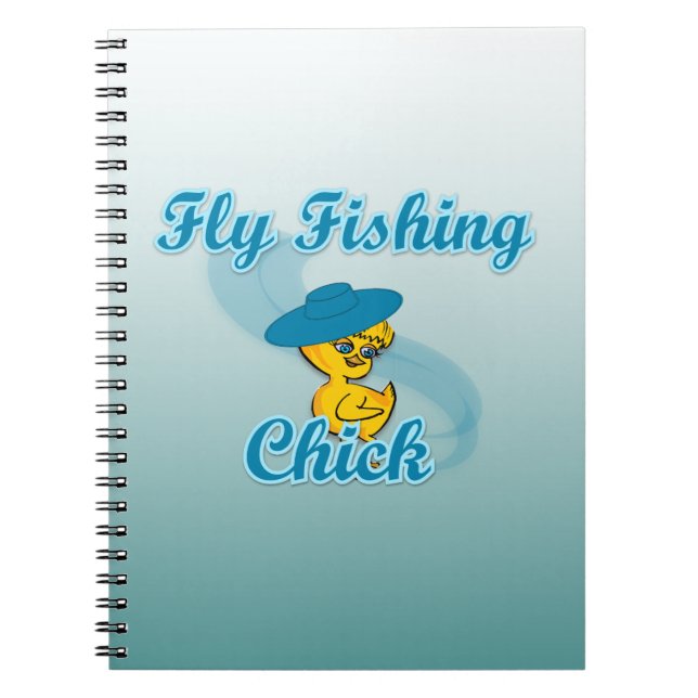 Fly Fishing Chick #3 Notebook (Front)