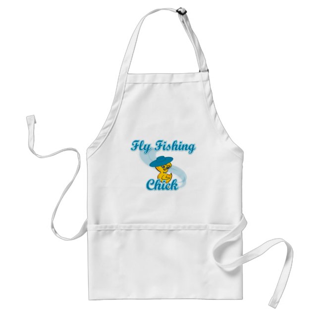 Fly Fishing Chick #3 Standard Apron (Front)