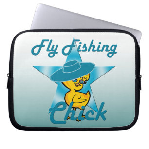 Fly Fishing Chick #7 Laptop Sleeve