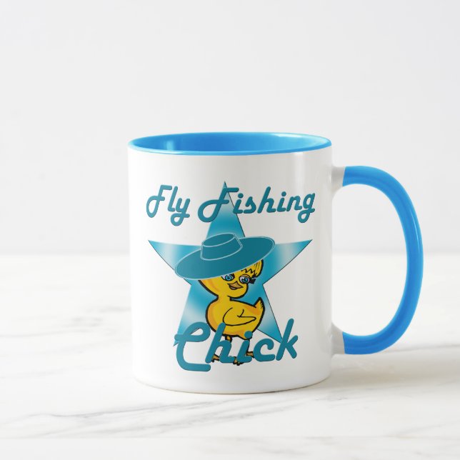 Fly Fishing Chick #7 Mug (Right)