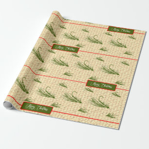 Fly Fishing Christmas Wrapping Paper