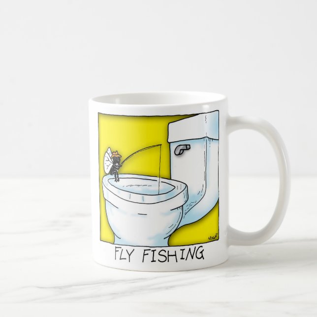 Fly Fishing Coffee Mug (Right)