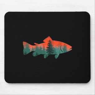 Fly Fishing Fisherman Nature  Mouse Pad