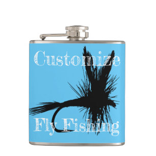Fly Fishing Fly Thunder_Cove Hip Flask