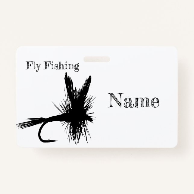Fly Fishing Fly Thunder_Cove ID Badge (Front)