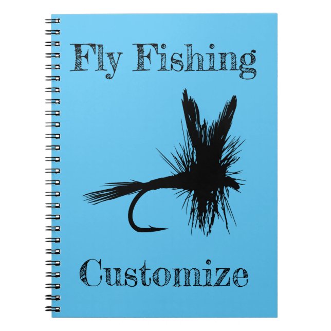 Fly Fishing Fly Thunder_Cove Notebook (Front)