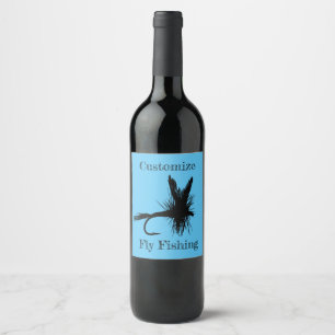 Fly Fishing Fly Thunder_Cove Wine Label