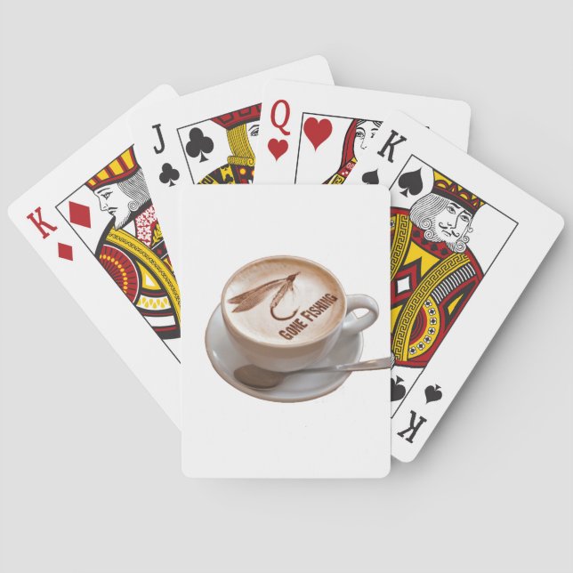 Fly Fishing Gifts Playing Cards (Back)