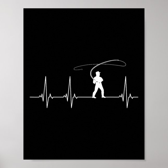 Fly Fishing Heartbeat  Poster (Front)