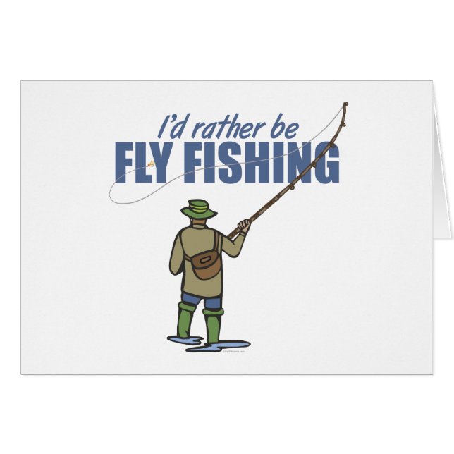 Fly Fishing in Waders (Front Horizontal)