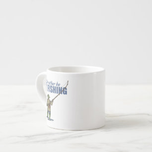 Fly Fishing in Waders Espresso Cup