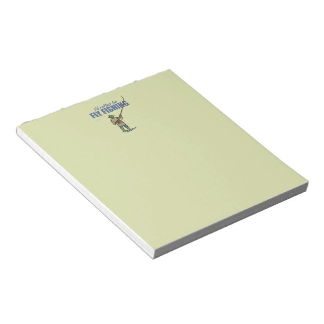 Fly Fishing in Waders Notepad (Angled)