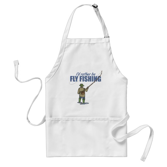 Fly Fishing in Waders Standard Apron (Front)