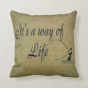 Fly fishing - It's a Way of Life Cushion