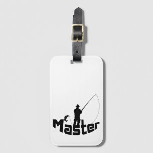 Fly fishing luggage tag