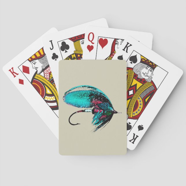 Fly Fishing Lure Playing Cards (Back)