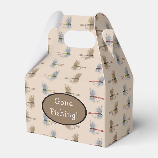 Fly Fishing Lures  Favour Box (Front Side)