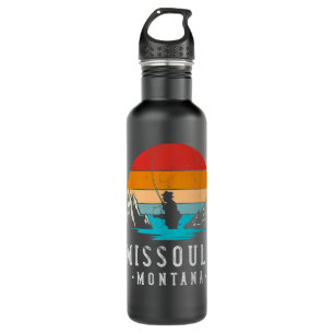 Fly Fishing Missoula Montana  710 Ml Water Bottle