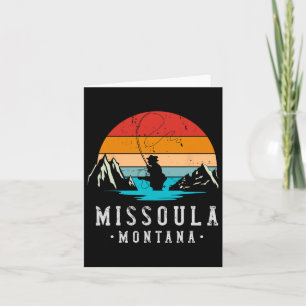 Fly Fishing Missoula Montana Card