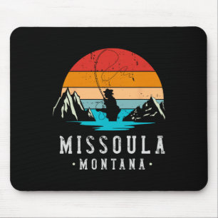 Fly Fishing Missoula Montana Mouse Pad